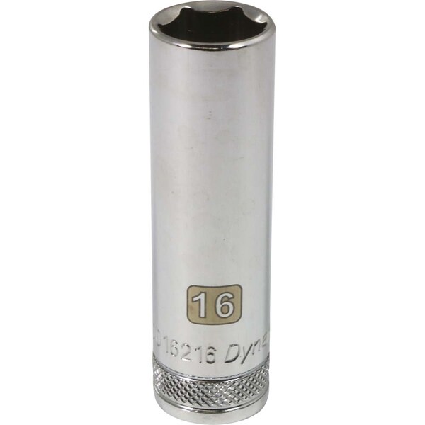1/2" Drive, 16mm Metric Socket, 6 Points